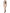 Moschino Beige Cotton Short Sleeve Knee Length Dress