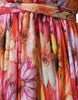 Dolce & Gabbana Multicolor Floral Sleeveless V-neck Midi Dress