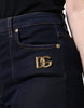 Dolce & Gabbana Black Cotton Blend Skinny Denim Jeans