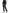 Dolce & Gabbana Black Floral Lace Front Skinny Denim Jeans