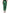 Dolce & Gabbana Green Clover Silk Satin High Waist Tapered Pants