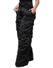 Dolce & Gabbana Black Quilted High Waist Women Boot Cut Pants