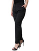 Dolce & Gabbana Black High Waist Tapered Women Pants