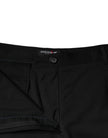 Dolce & Gabbana Black High Waist Tapered Pants