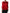 Dolce & Gabbana Red Satin Lace Trim Round Neck Blouse Top