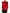 Dolce & Gabbana Red Satin Lace Trim Round Neck Blouse Top