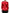 Dolce & Gabbana Red Satin Lace Trim Round Neck Blouse Top