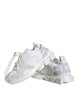 Dolce & Gabbana White Mesh Sorrento Trekking Sneakers Shoes