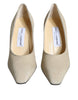 Dolce & Gabbana Beige Suede Leather High Heels Pumps Shoes