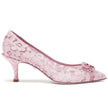 Dolce & Gabbana Pink Viscose Women Pump