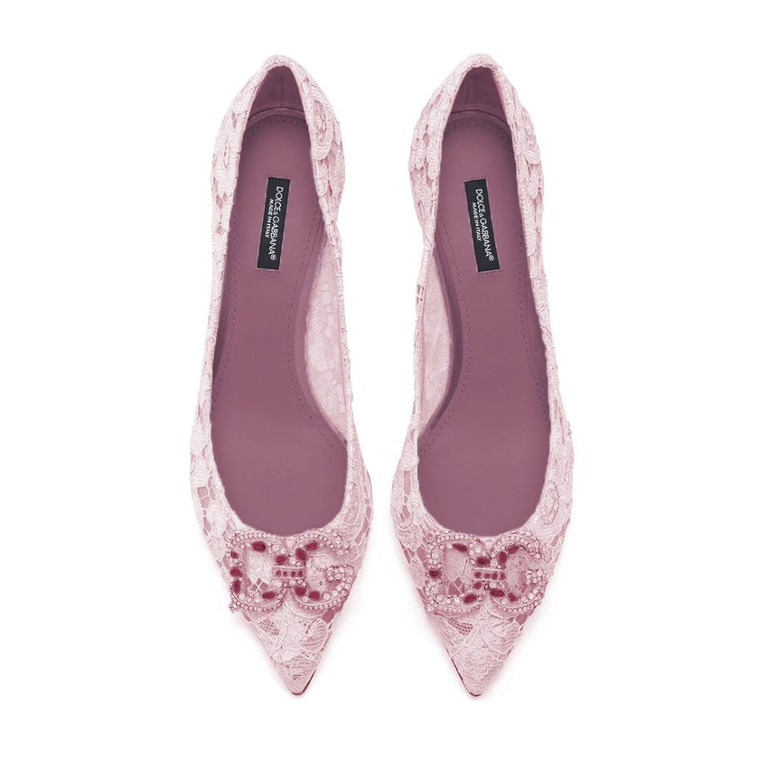 Dolce & Gabbana Pink Viscose Women Pump