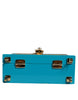 Dolce & Gabbana Multicolor Wood Leather Clutch Shoulder Bag