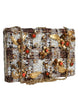 Dolce & Gabbana Multicolor Tweed Floral Clutch Crossbody Bag