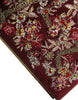 Dolce & Gabbana Bordeaux Velvet Gold Frame Clutch Evening Bag