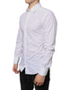Dolce & Gabbana White Cotton Collared Men Formal Dress Shirt