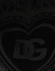 Dolce & Gabbana Black Printed Crew Neck Sweatshirt Sweater