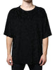Dolce & Gabbana Black DG Mania Logo Print T-shirt