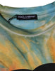 Dolce & Gabbana Multicolor Tie-Dye Logo Cotton T-shirt