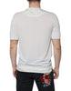 Dolce & Gabbana Off White Cotton Short Sleeves T-shirt