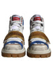 Dolce & Gabbana Multicolor Leather Trekking Sneakers Boots Shoes