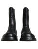 Dolce & Gabbana Black Horse Leather Mid Calf Boots Shoes