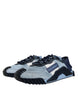 Dolce & Gabbana Blue Black Low Top NS1 Sneakers Shoes