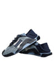 Dolce & Gabbana Blue Black Low Top NS1 Sneakers Shoes