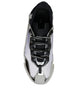Dolce & Gabbana Silver Black Nylon NS1 Low Top Sneakers Shoes