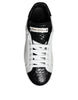 Dolce & Gabbana Black Leather Logo Portofino Sneaker Shoes