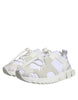 Dolce & Gabbana White Mesh Sorrento Trekking Sneakers Shoes