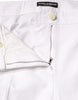 Dolce & Gabbana White Cotton Stretch Tapered Pants