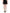 Dolce & Gabbana Black Cotton Stretch Strass Hot Pants Shorts