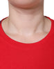 Dolce & Gabbana Red Cotton Crew Neck Short Sleeve Tee T-shirt