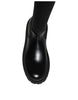 Dolce & Gabbana Black White Polyester Socks High Boots Shoes