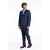 Baldinini Trend Blue Wool Men Suit