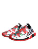 Dolce & Gabbana Multicolor Geranium Sorrento Sneakers Shoes