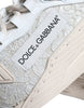 Dolce & Gabbana White Lace NS1 Low Top Sneaker Sports Shoes