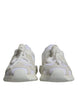 Dolce & Gabbana White Mesh Sorrento Trekking Sneakers Shoes