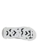 Dolce & Gabbana White Black Low Top NS1 Sneakers Shoes