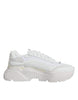 Dolce & Gabbana White Daymaster Low Top Sneakers Shoes