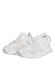 Dolce & Gabbana White Mesh Sorrento Trekking Sneakers Shoes