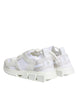 Dolce & Gabbana White Mesh Sorrento Trekking Sneakers Shoes