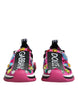 Dolce & Gabbana Pink Sorrento Crystals Low Top Sneakers Shoes