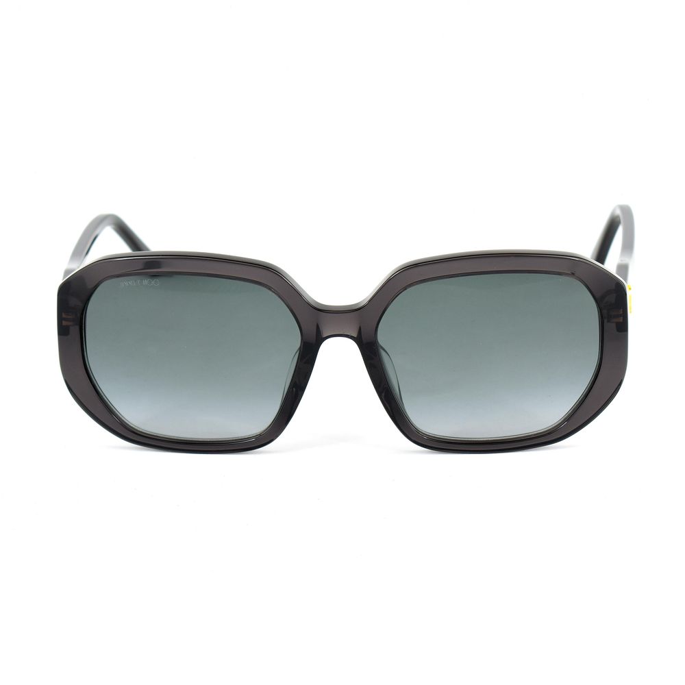 Jimmy Choo Black Haircalf Sunglasses
