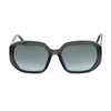 Jimmy Choo Black Haircalf Sunglasses