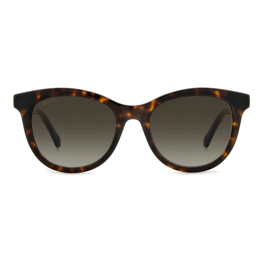 Jimmy Choo Brown Haircalf Sunglasses