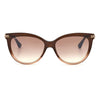 Jimmy Choo Brown Haircalf Sunglasses