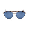 Polaroid Silver Metal Sunglasses