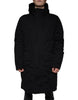 Dolce & Gabbana Black Hooded Parka Cotton Trench Coat Jacket