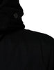 Dolce & Gabbana Black Hooded Parka Cotton Trench Coat Jacket